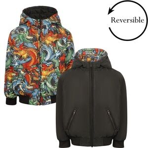 KENZO KIDS Boys Reversible Dragon Print Jacket